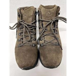 Merrell Ontario Suede Mid Men's Hiking Boots, Canteen, Size 8 J65397